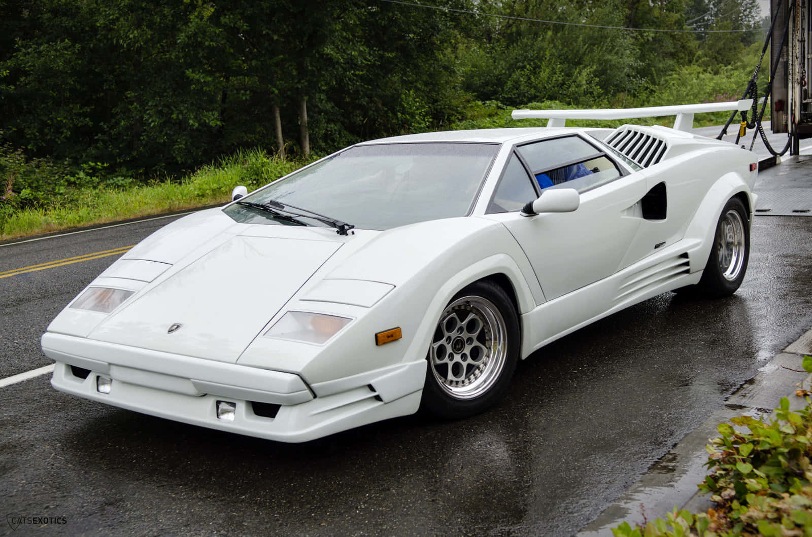 Sleek Lamborghini Jalpa In Its Full Glory Wallpaper