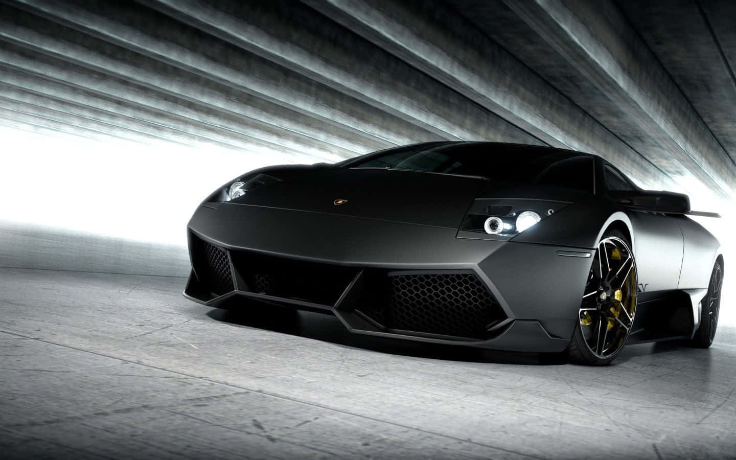 Sleek Lamborghini Murciélago In Stunning Environment Wallpaper