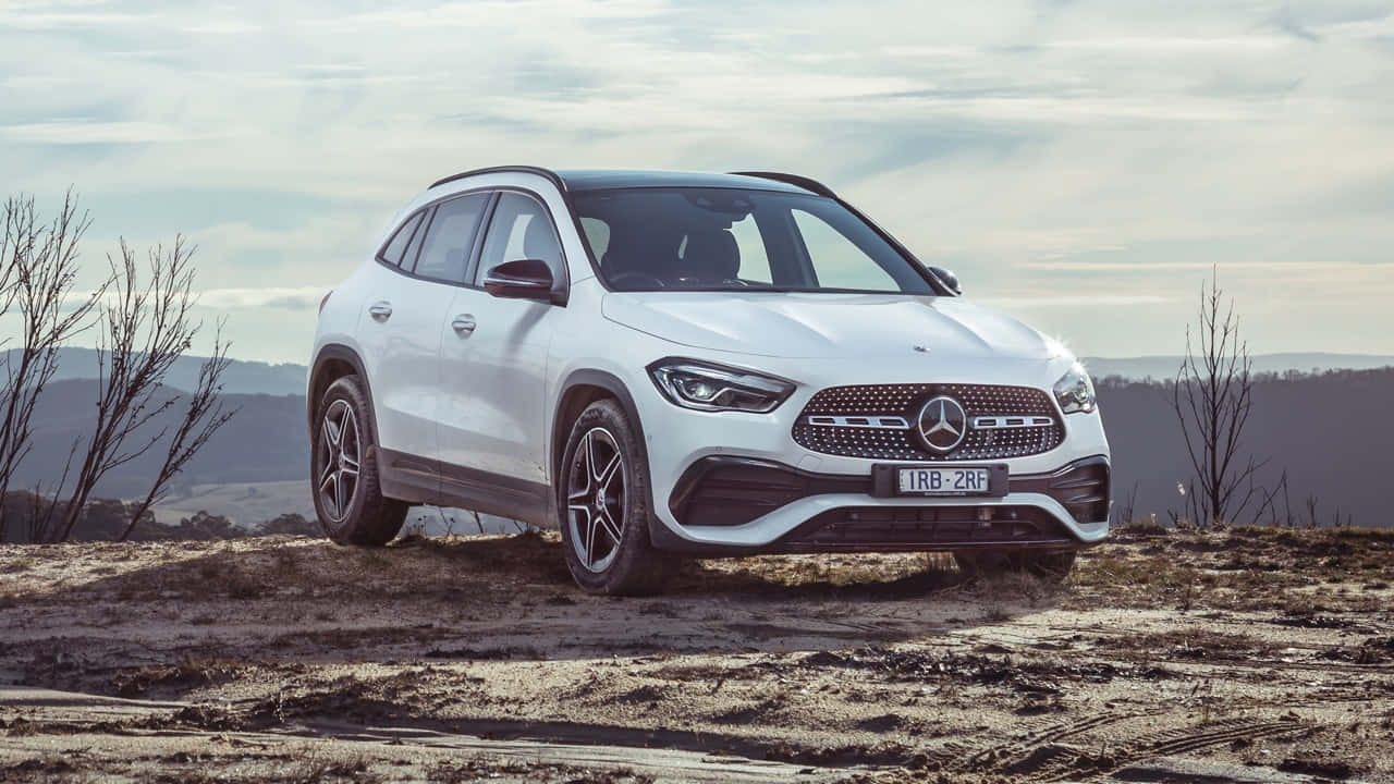 Sleek Mercedes-benz Gla-class In Urban Setting Wallpaper