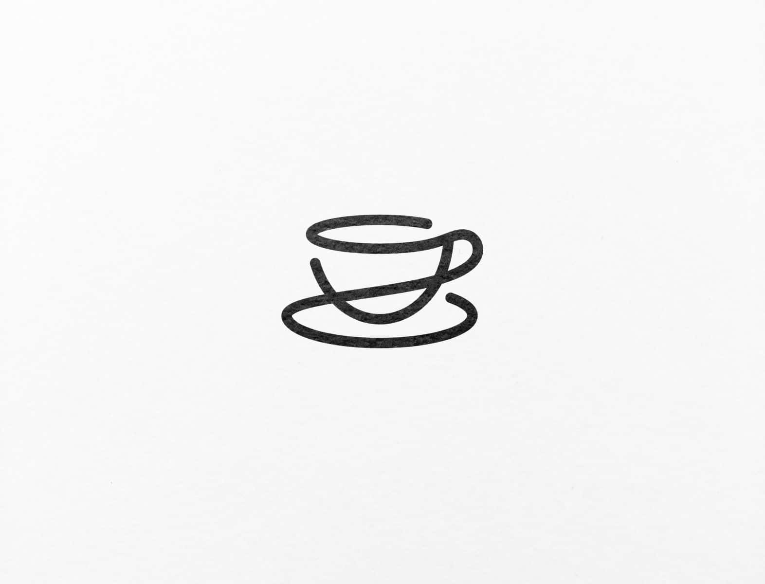 Sleek Minimalist Logo Design Wallpaper