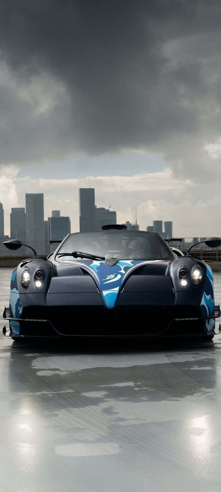 Sleek Pagani Huayra Roadster Bc In Motion Wallpaper