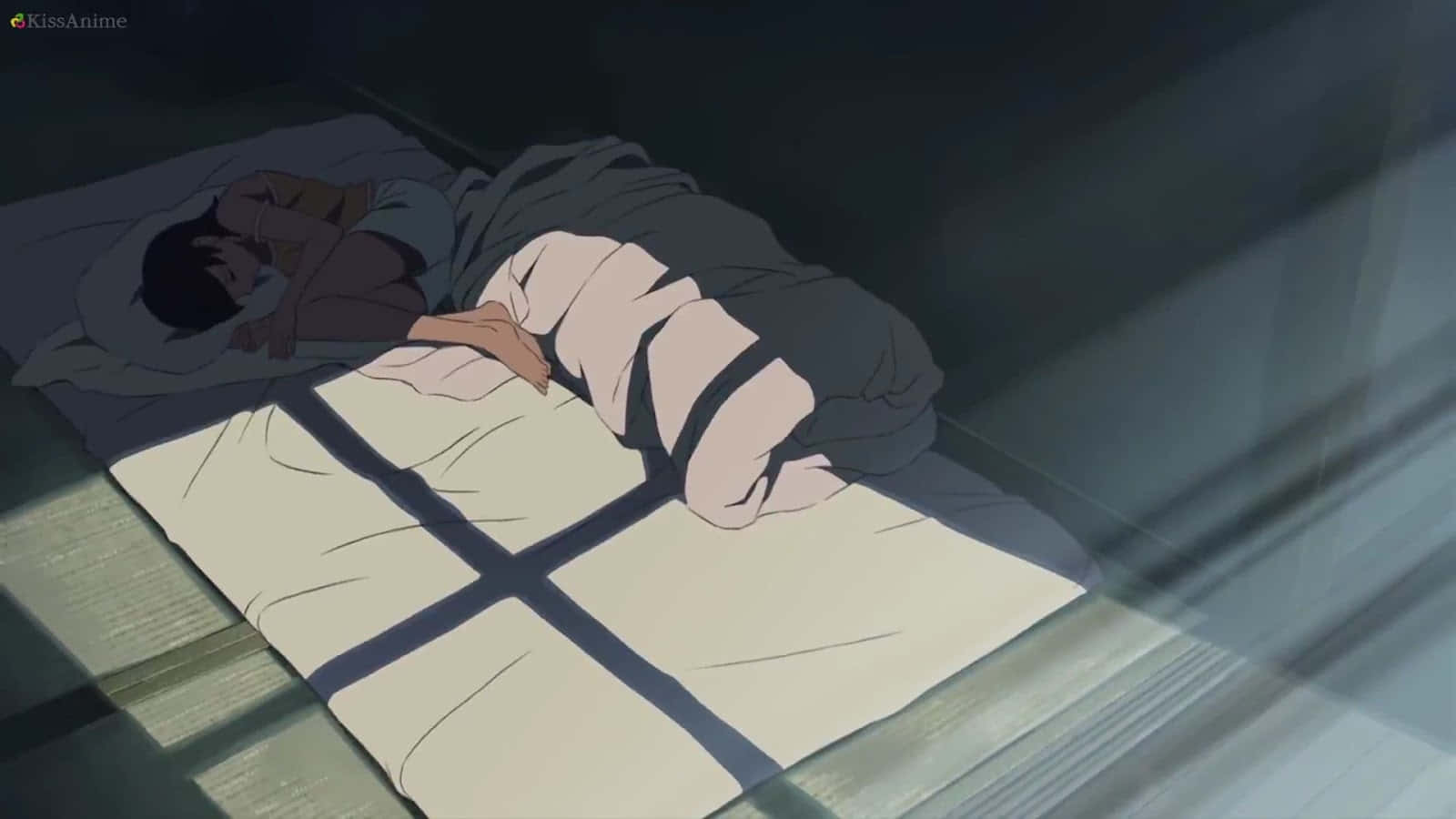 Sleeping Anime Character Sunlight Shadow Wallpaper