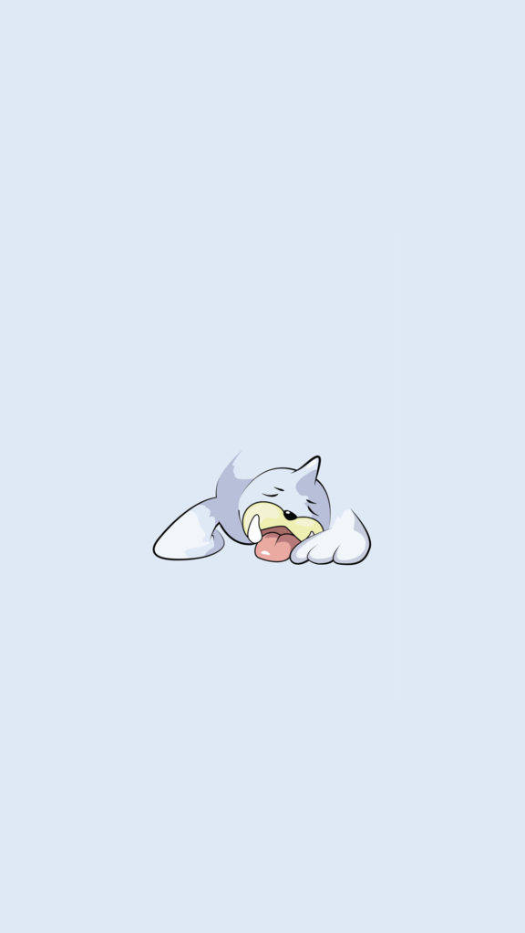 Sleeping Seel Pokemon Iphone Wallpaper