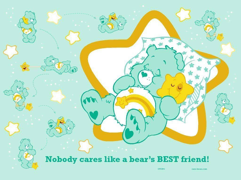 Sleepy Care Bears Wallpaper