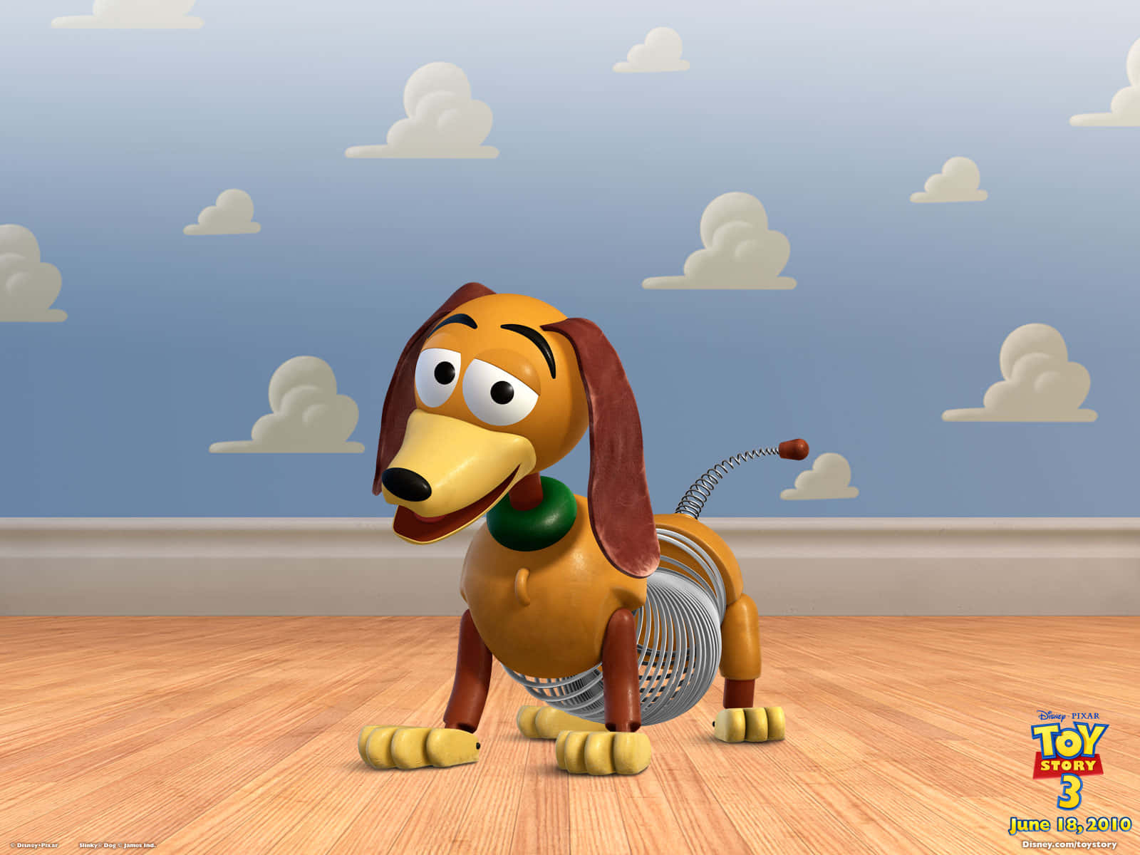 Slinky Dog Toy Story3 Promo Wallpaper