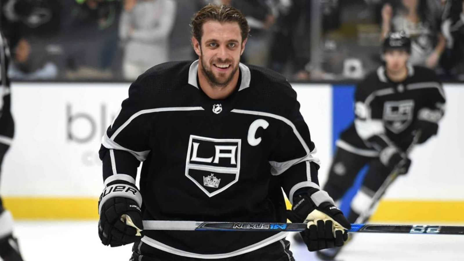 Slovenian Athlete Anze Kopitar In Game Wallpaper