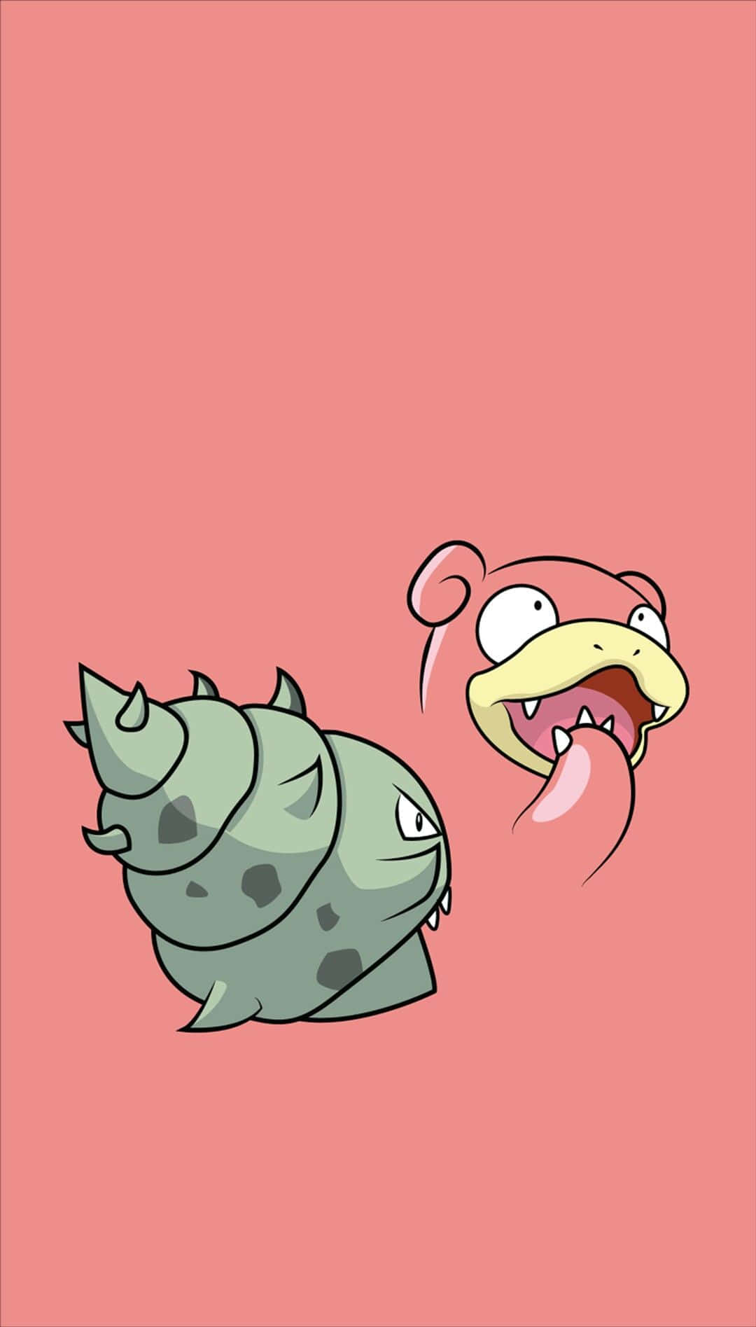 Slowbro's Shellder Wallpaper