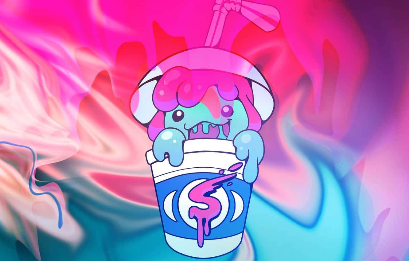 Slushy Monster Logo Wallpaper