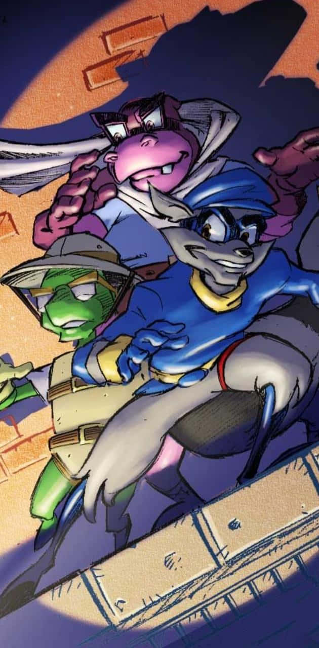 Sly Cooper Hiding Wallpaper