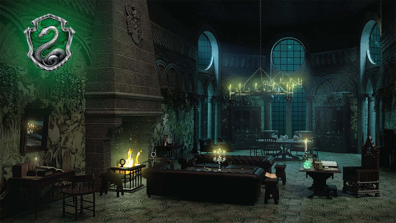 Slytherin Common Room Harry Potter Wallpaper