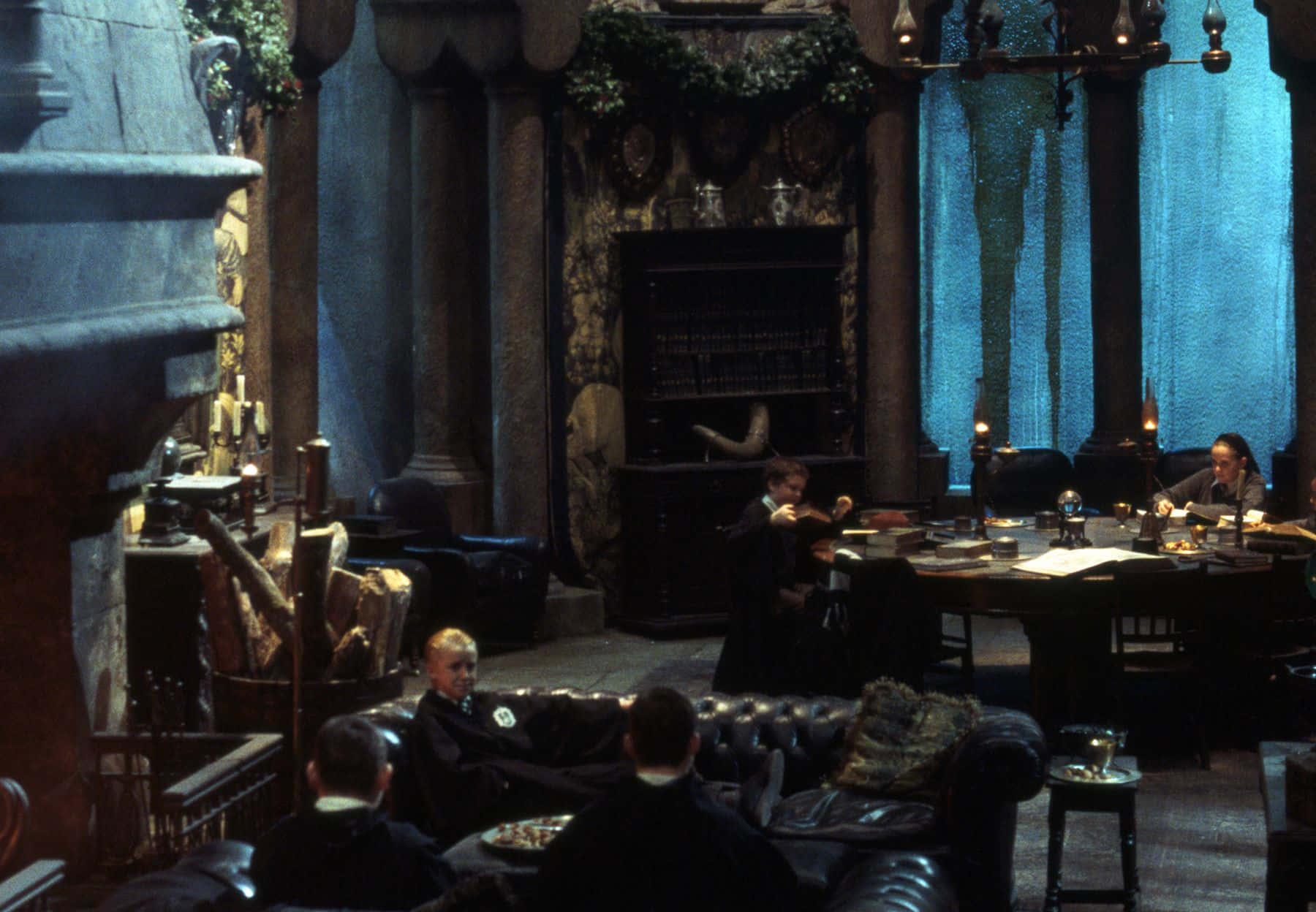 Slytherin Common Room Harry Potter Wallpaper