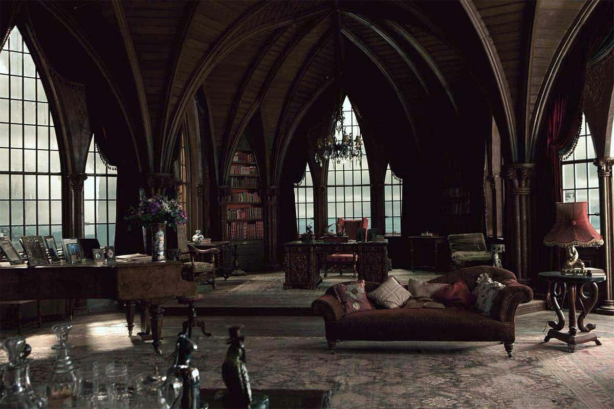 Slytherin Common Room Hogwarts Wallpaper