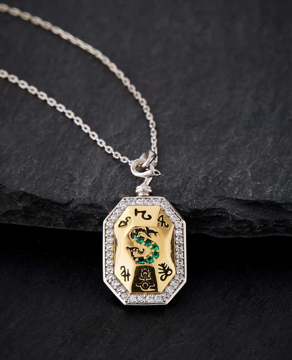 Slytherin Locket Horcrux Necklace Wallpaper