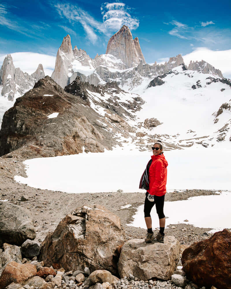 Small Mountain Paradise El Chalten Wallpaper