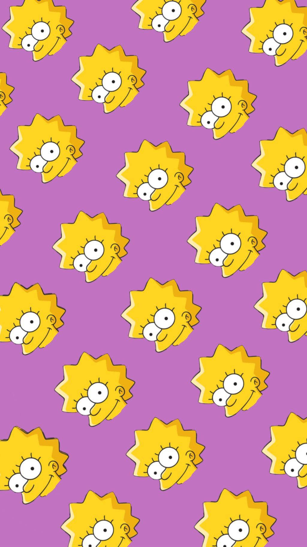 Smiling Lisa Simpson Wallpaper Wallpaper