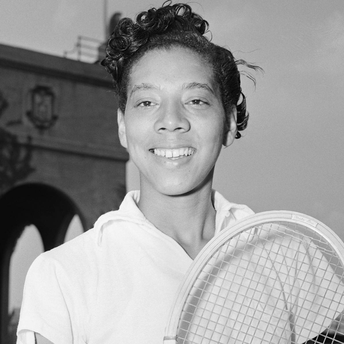 Smiling Photo Althea Gibson Wallpaper