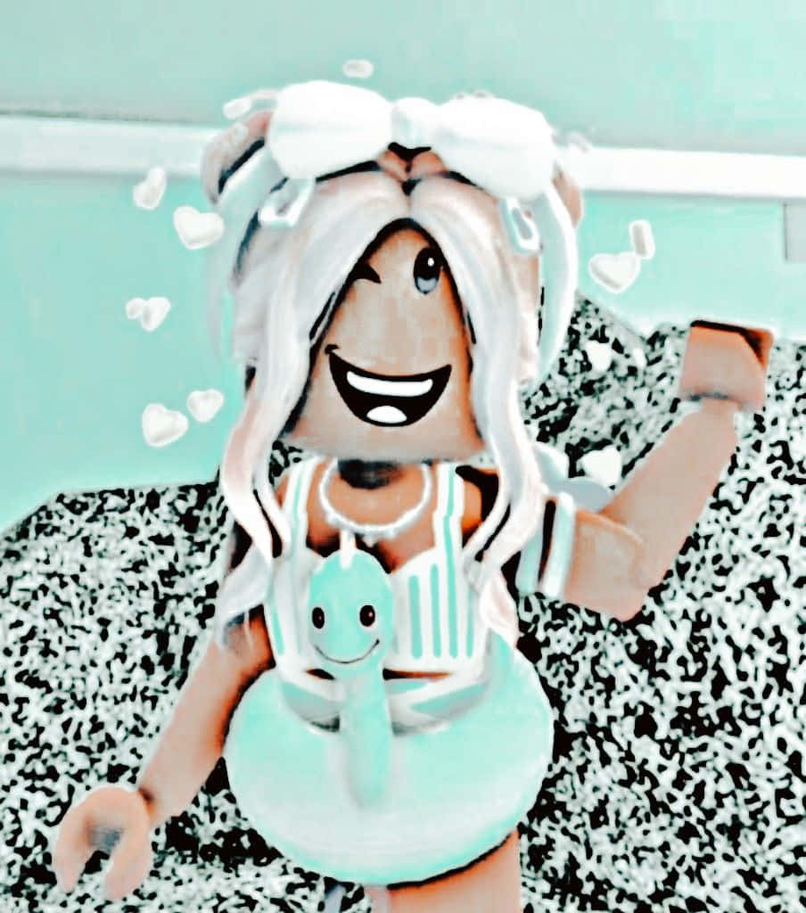 Smiling Roblox Girl Preppy Pfp For Tiktok Wallpaper