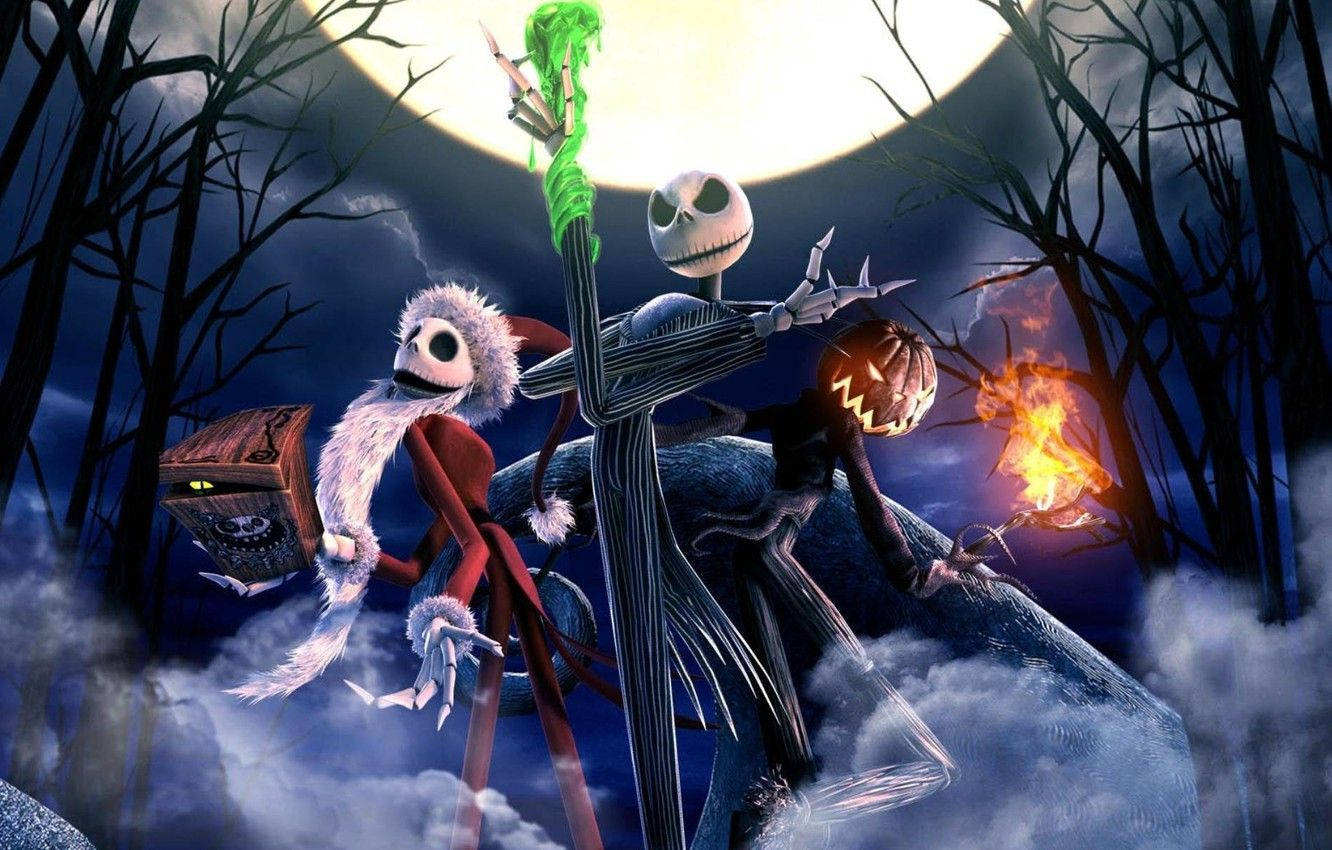 Smokey Jack Skellington Wallpaper