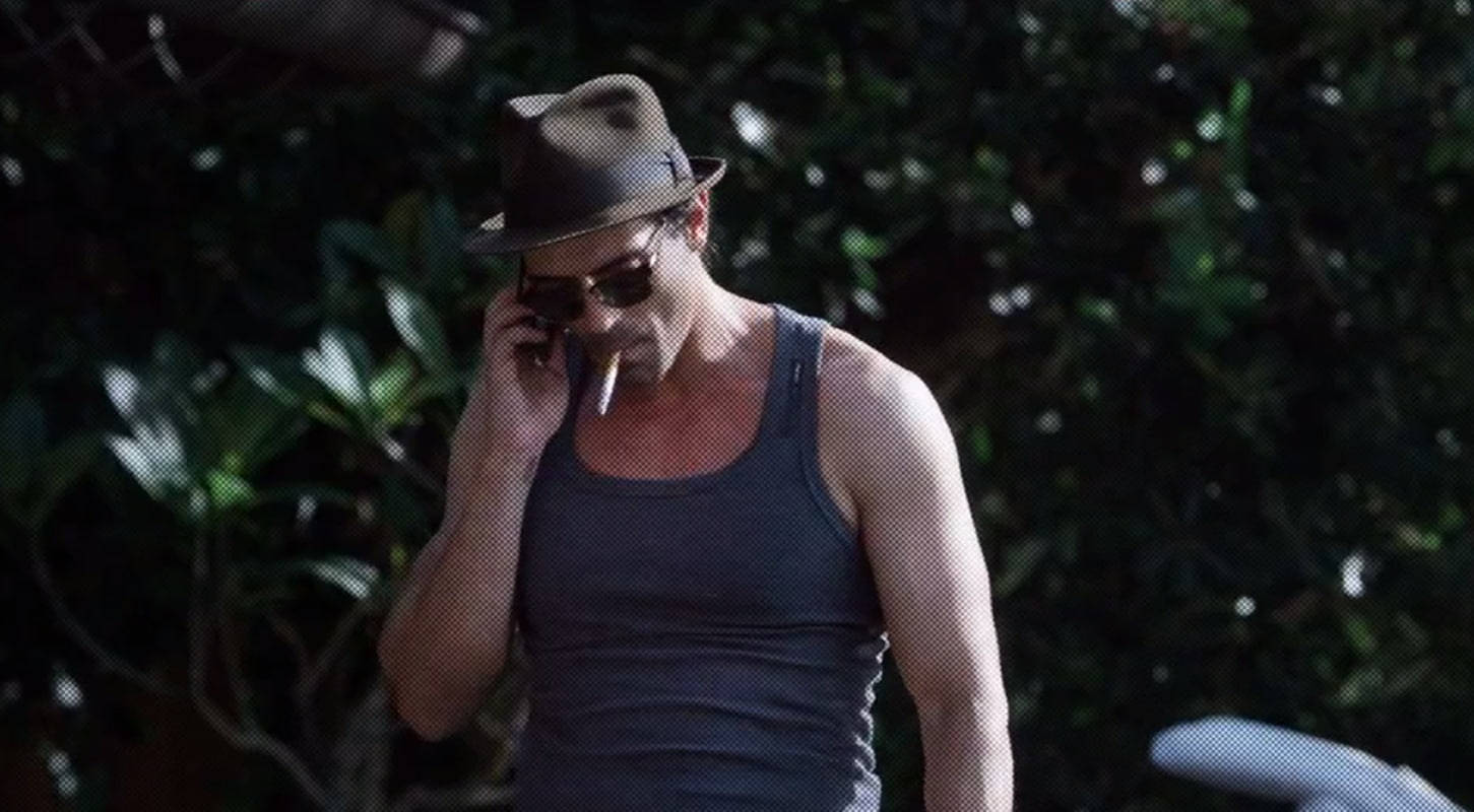 Smoking Arjun Rampal Answering Call Wallpaper