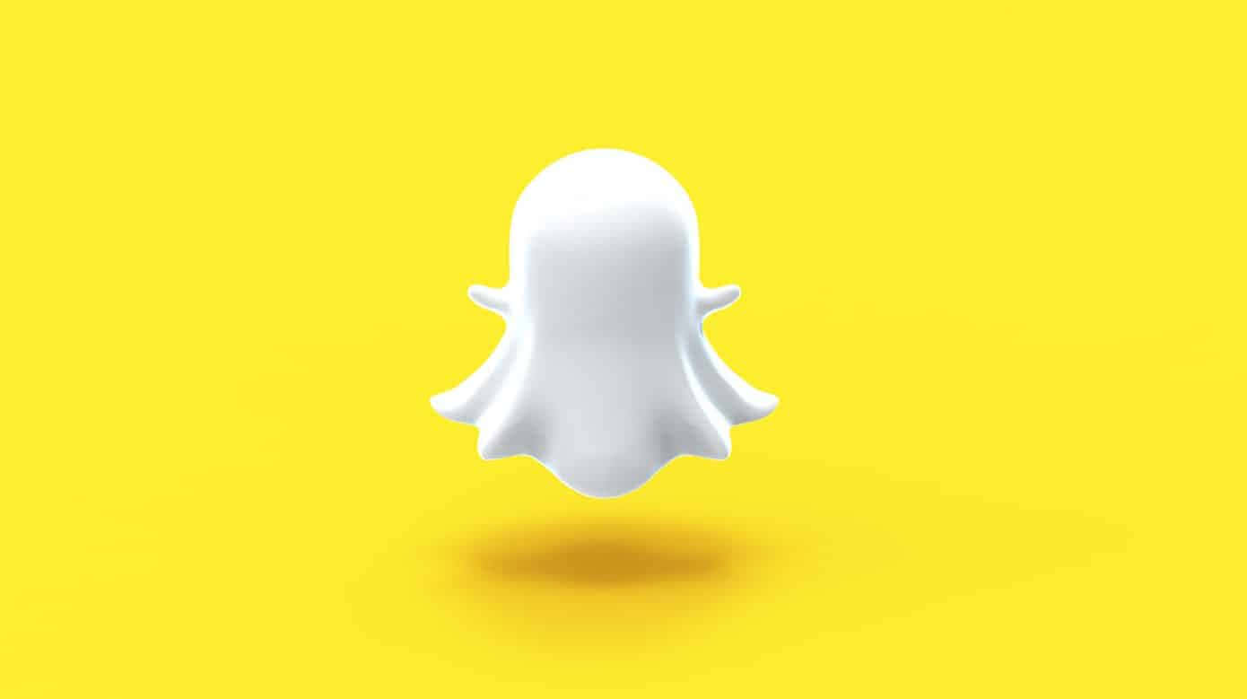 Snapchat Logo Yellow Background Wallpaper