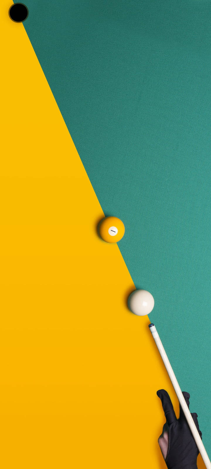 Snooker Game Punch Hole 4k Wallpaper