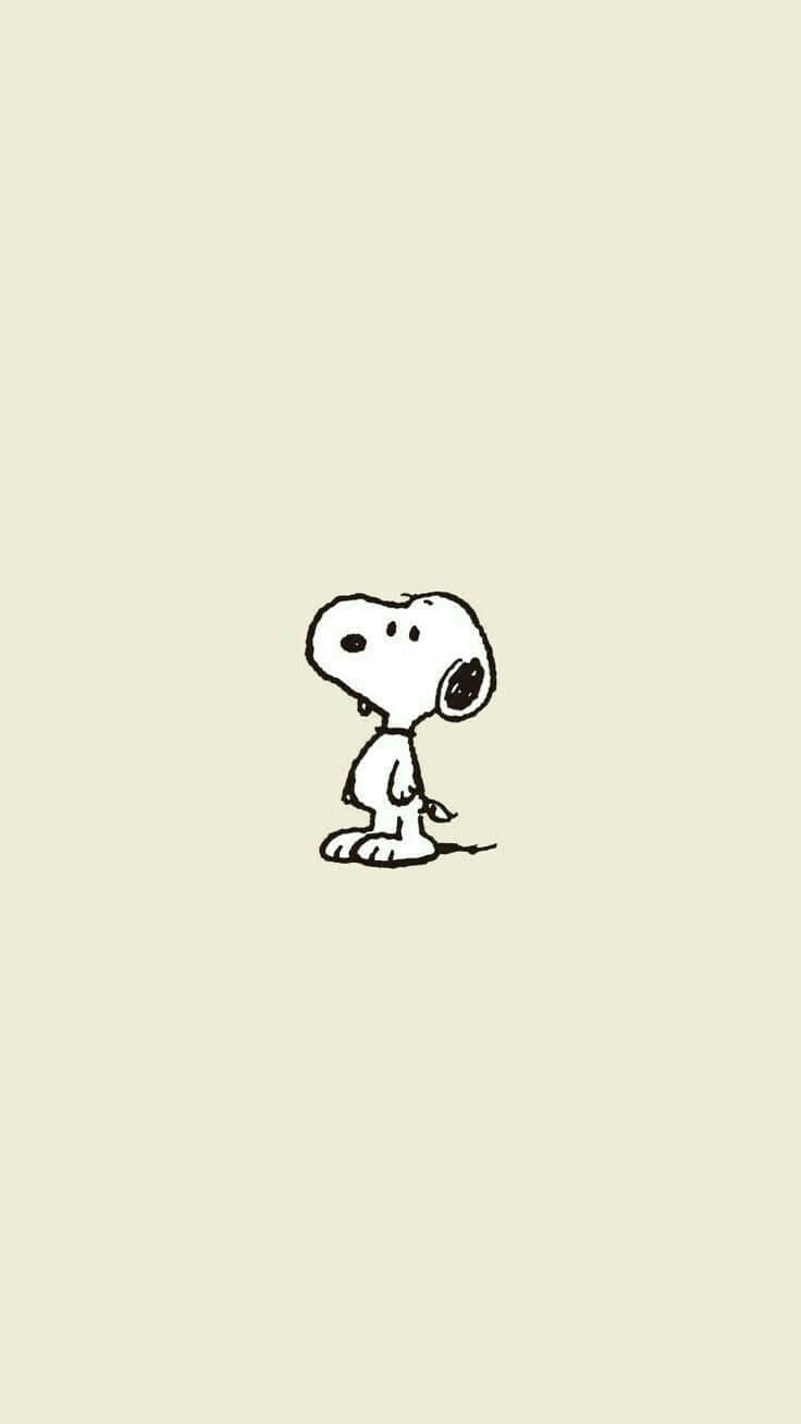 Snoopy Sketchi Phone Wallpaper Wallpaper