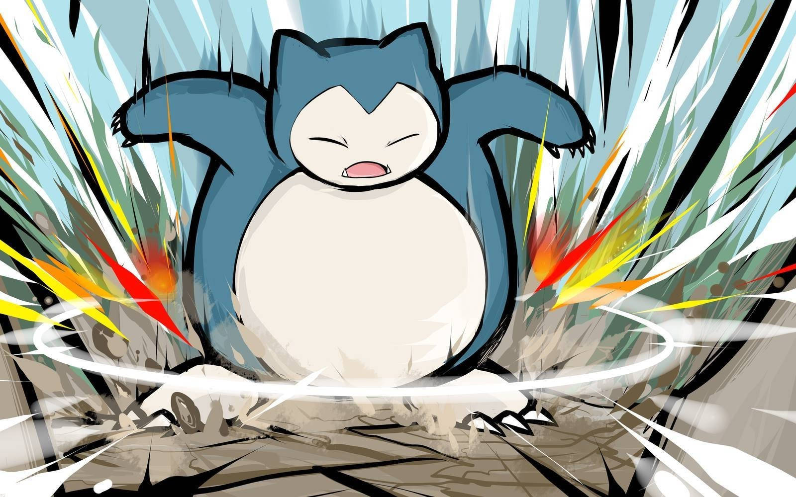 Snorlax Cartoon Network Characters Wallpaper