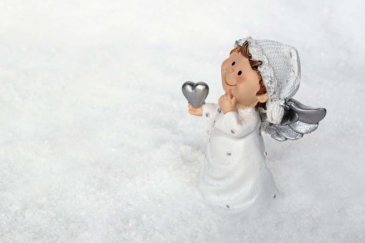 Snow Angel Magic Wallpaper