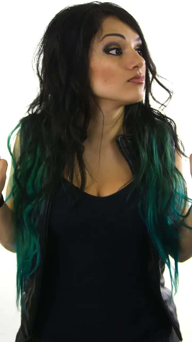 Snow Tha Product Black Top Green Hair Wallpaper