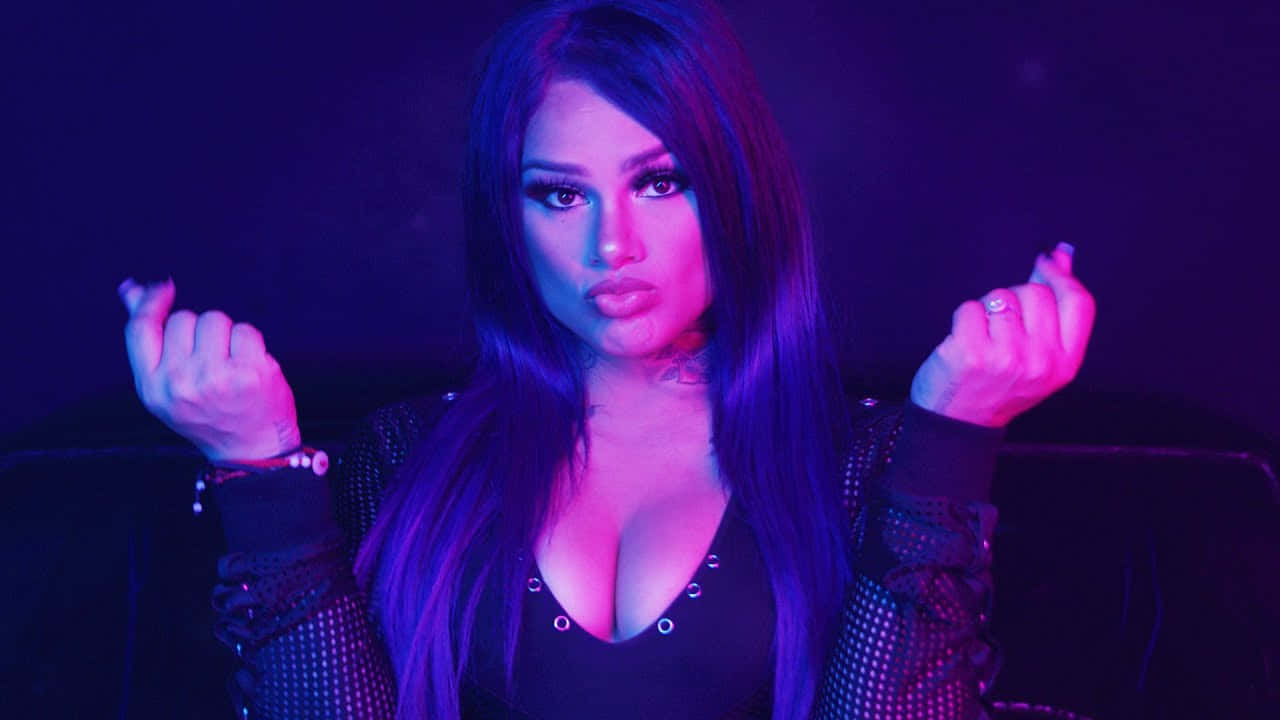 Snow Tha Product Defiant Pose Wallpaper