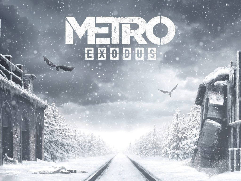 Snowy Metro Exodus Building Wallpaper