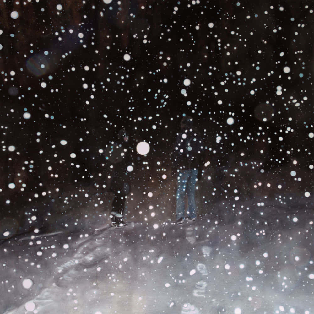 Snowy_ Night_ Walk.jpg Wallpaper