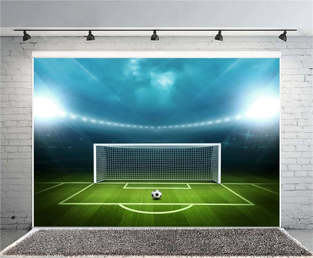 Soccer Goal Backdrop Image Wallpaper