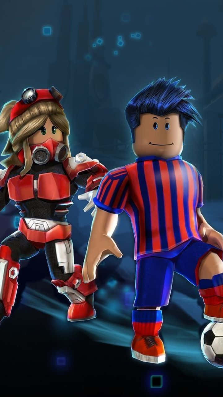 Soccer Player Roblox Character Wallpaper