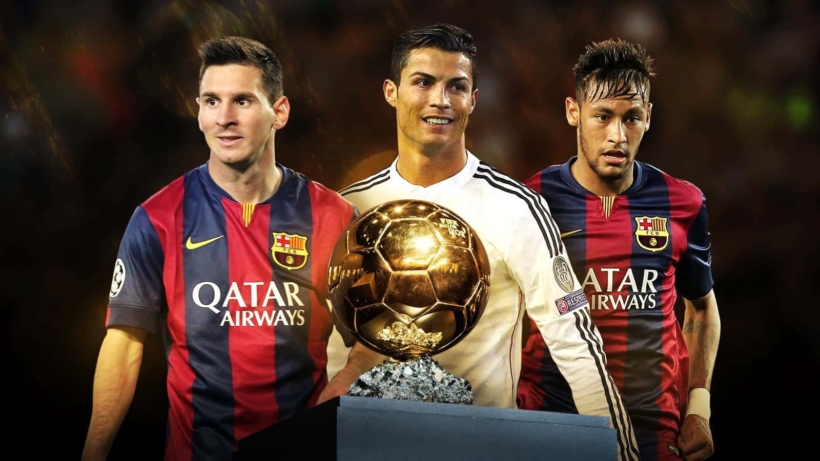 Soccer_ Stars_ Showcase_with_ Golden_ Ball Wallpaper