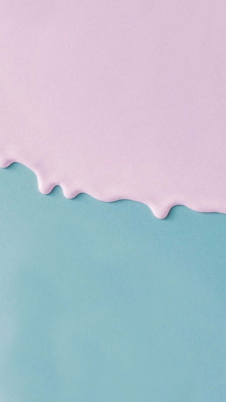 Soft And Peaceful Pastel Blue And Pink Wallpaper Wallpaper