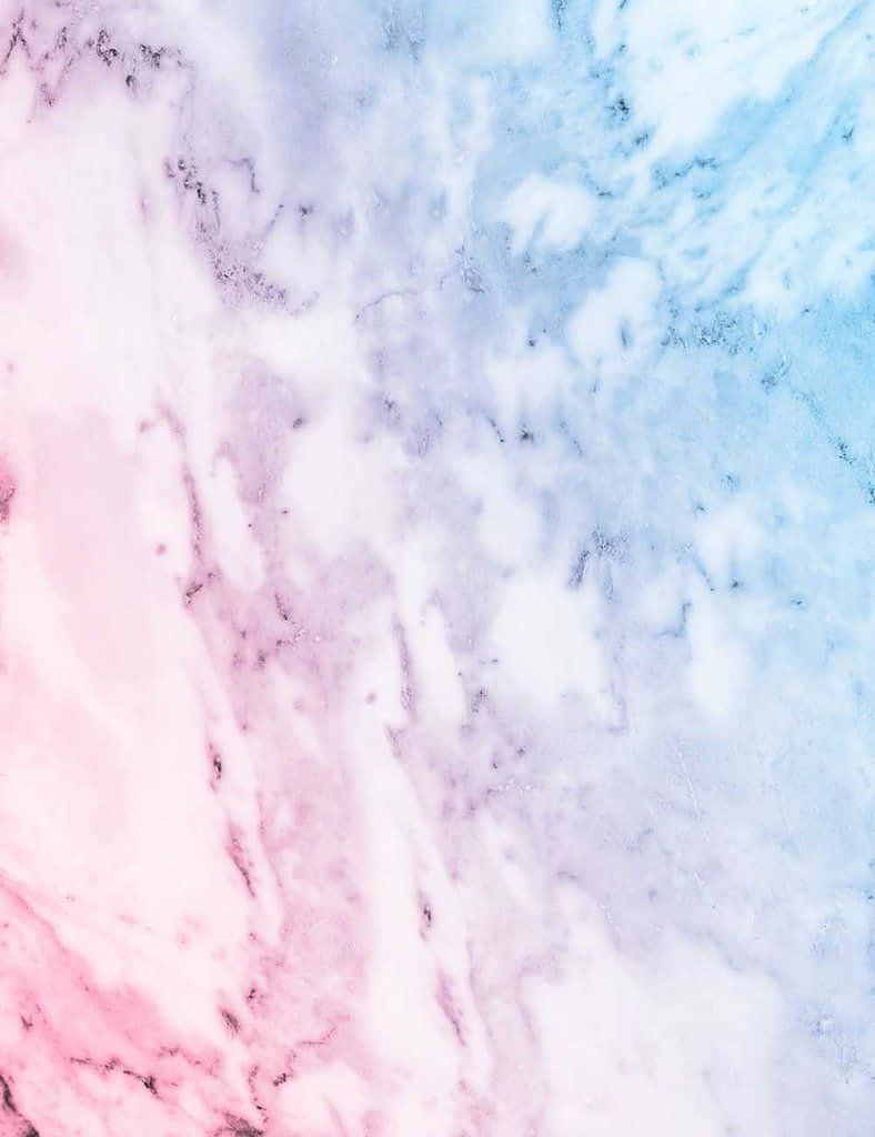 Soft Pastel Shades Of Blue And Pink Collide To Create A Calming Abstract Wallpaper. Wallpaper