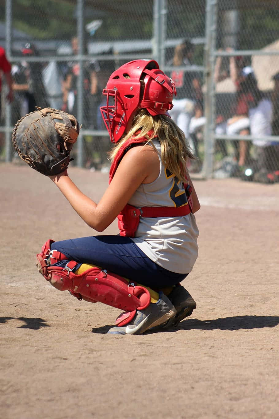 Softball Catcherin Action.jpg Wallpaper