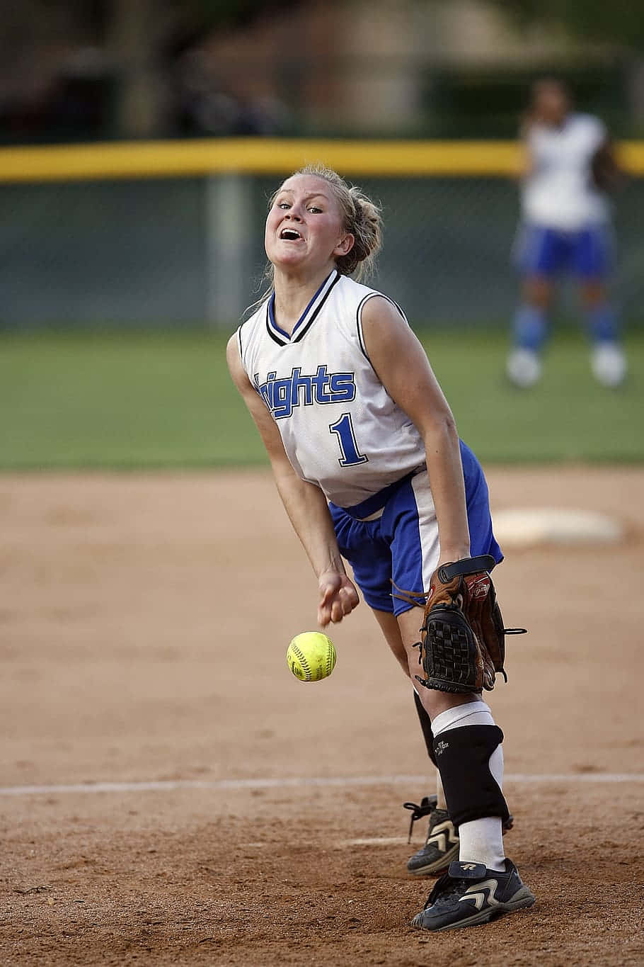 Softball Pitcher In Action.jpg Wallpaper