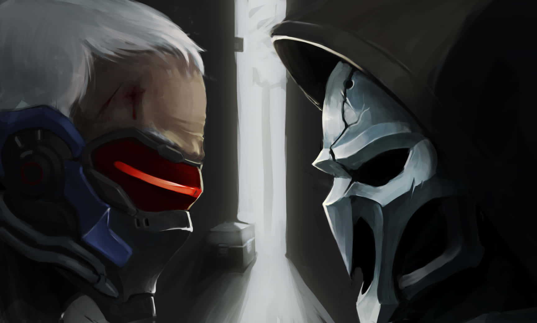 Soldier 76 Engaged In Battle Wallpaper