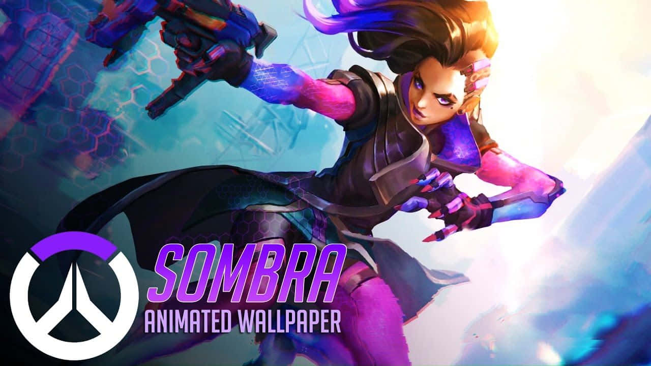 Sombra From Overwatch: Master Of Stealth And Deception Wallpaper