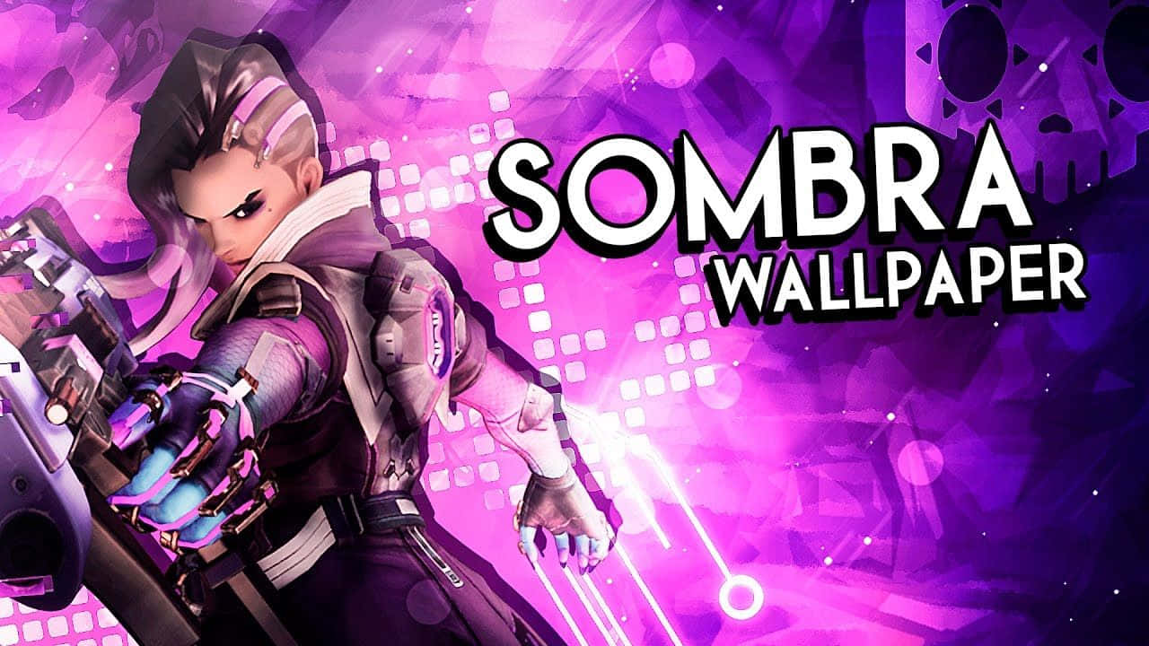 Sombra Infiltrates The Battlefield: Overwatch's Stealthy Hacker Wallpaper