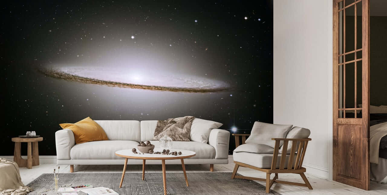 Sombrero Galaxy Wall Mural Living Room Wallpaper