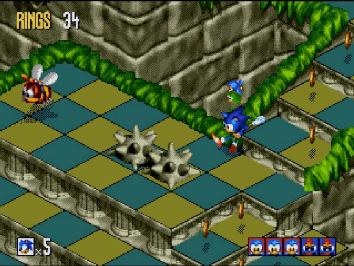 Sonic 3d Blast Frenzy Wallpaper