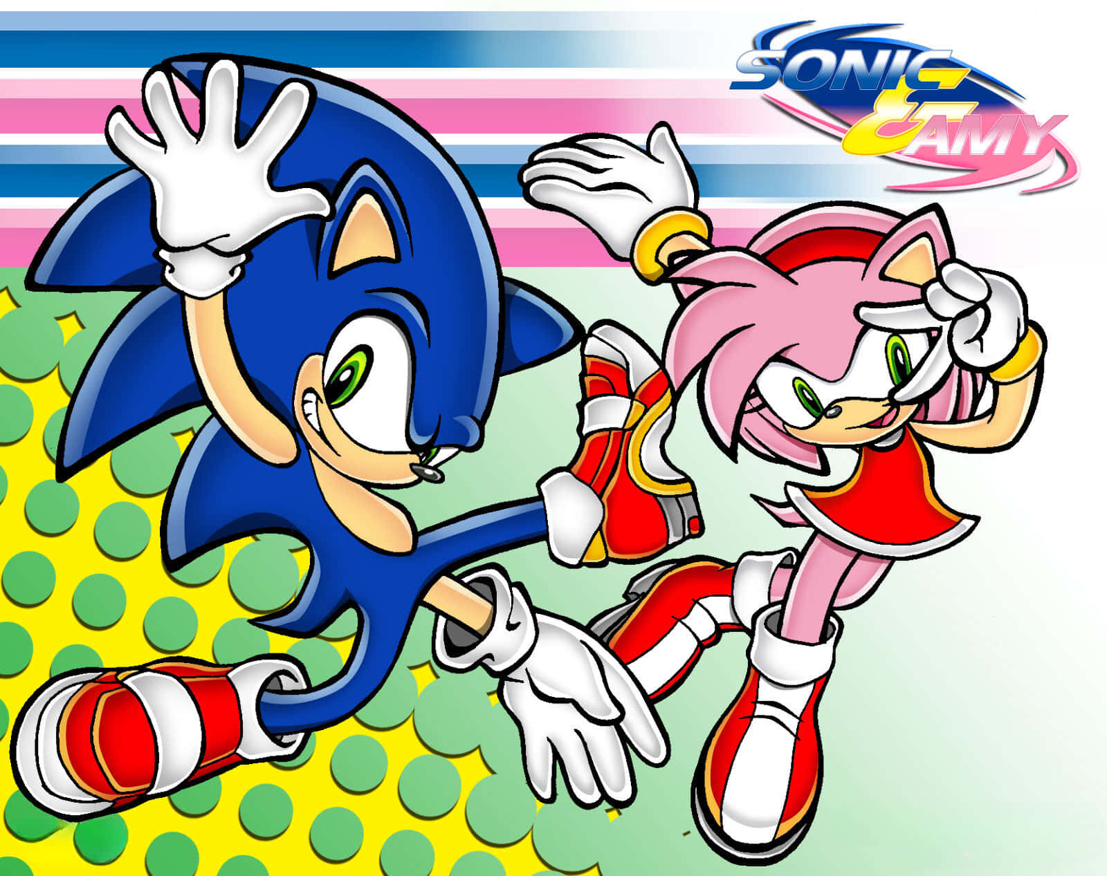 Sonic And Amy's Perfect Adventure Wallpaper