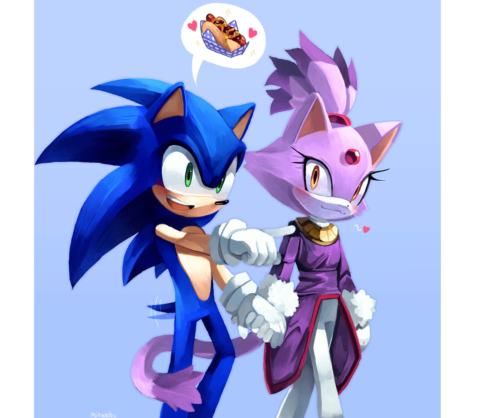 Sonic And Blaze Adventure Wallpaper