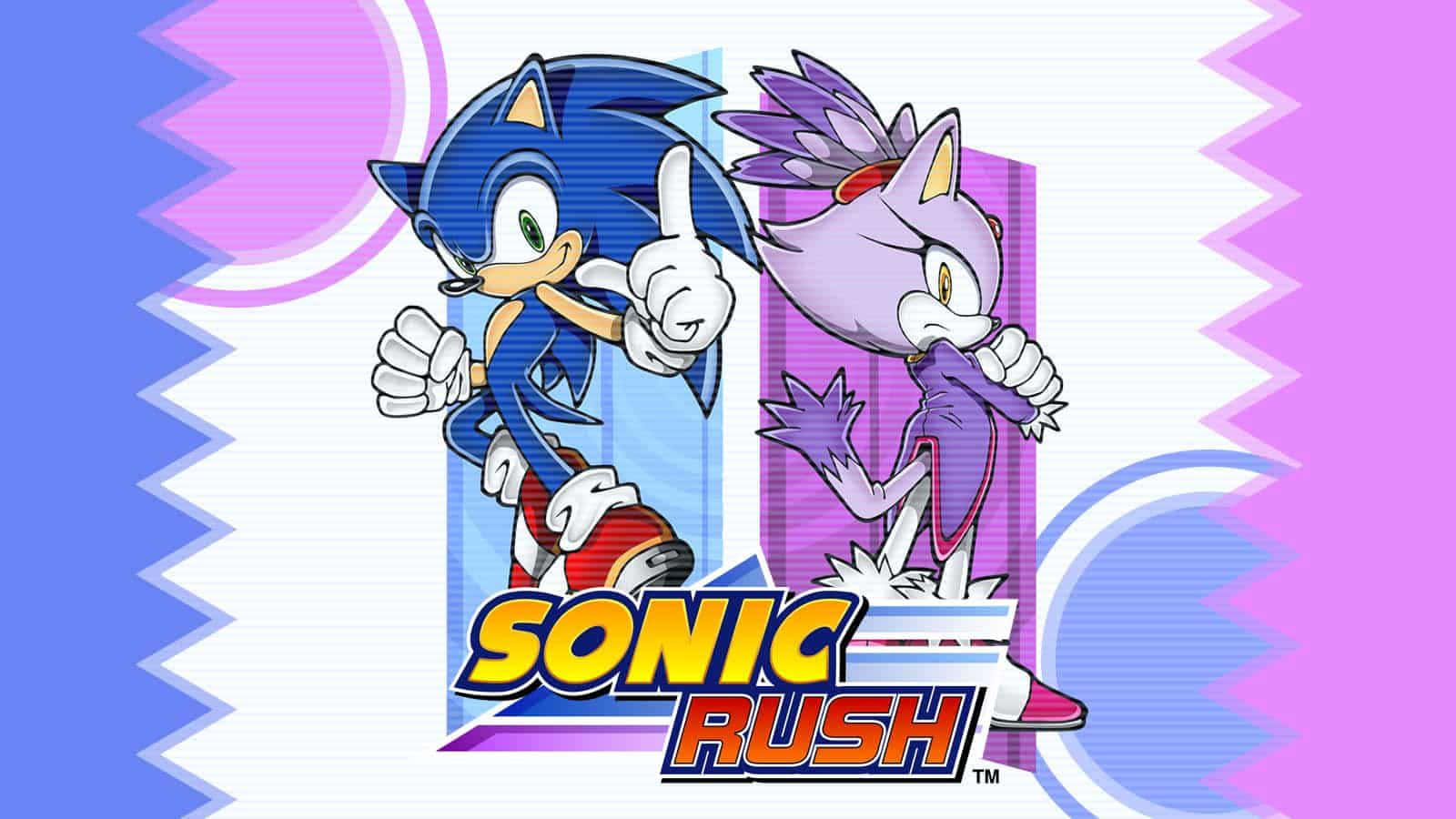 Sonic And Blaze Unleashing Power Wallpaper