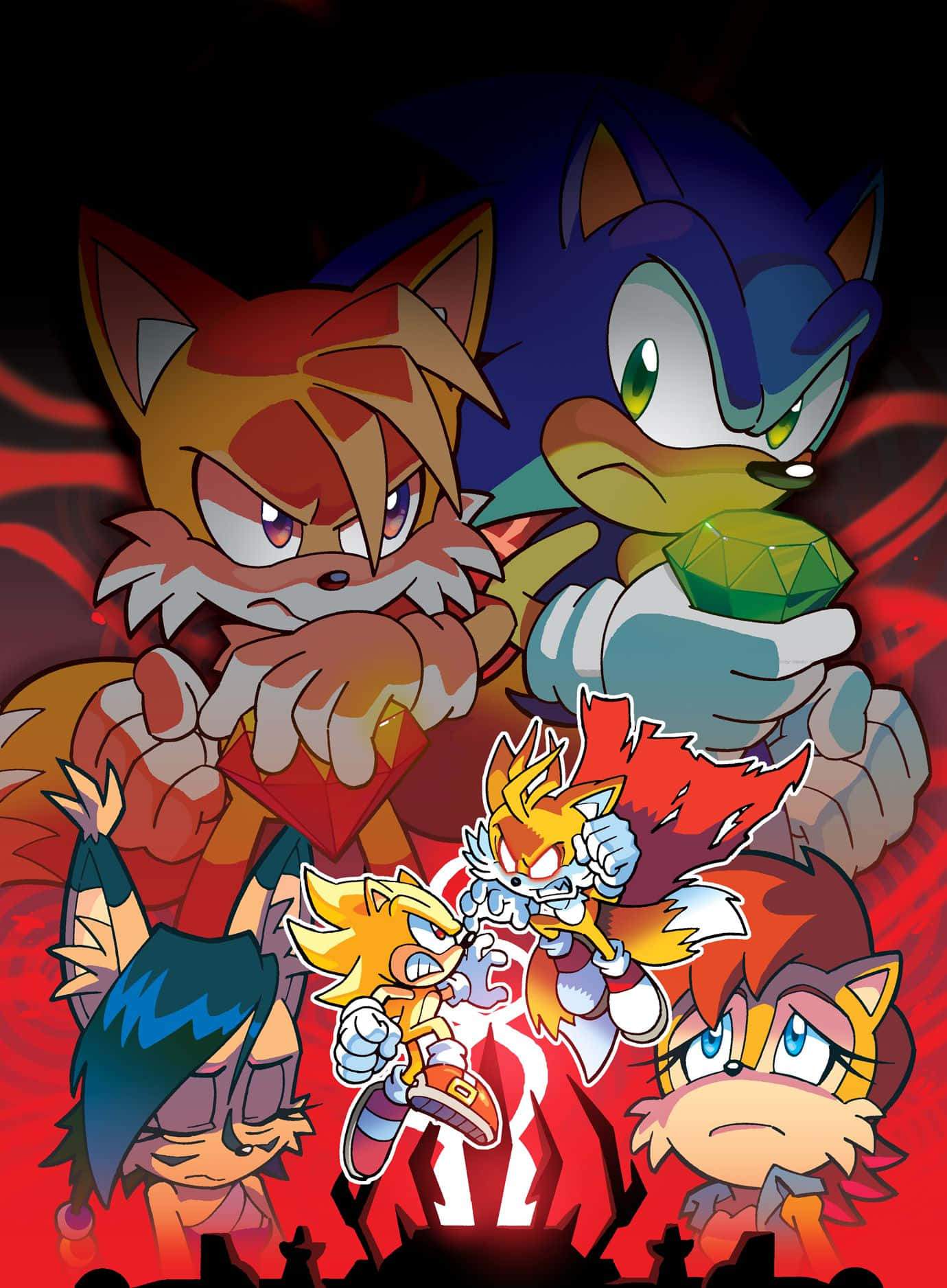 Sonic_and_ Friends_ Artwork Wallpaper