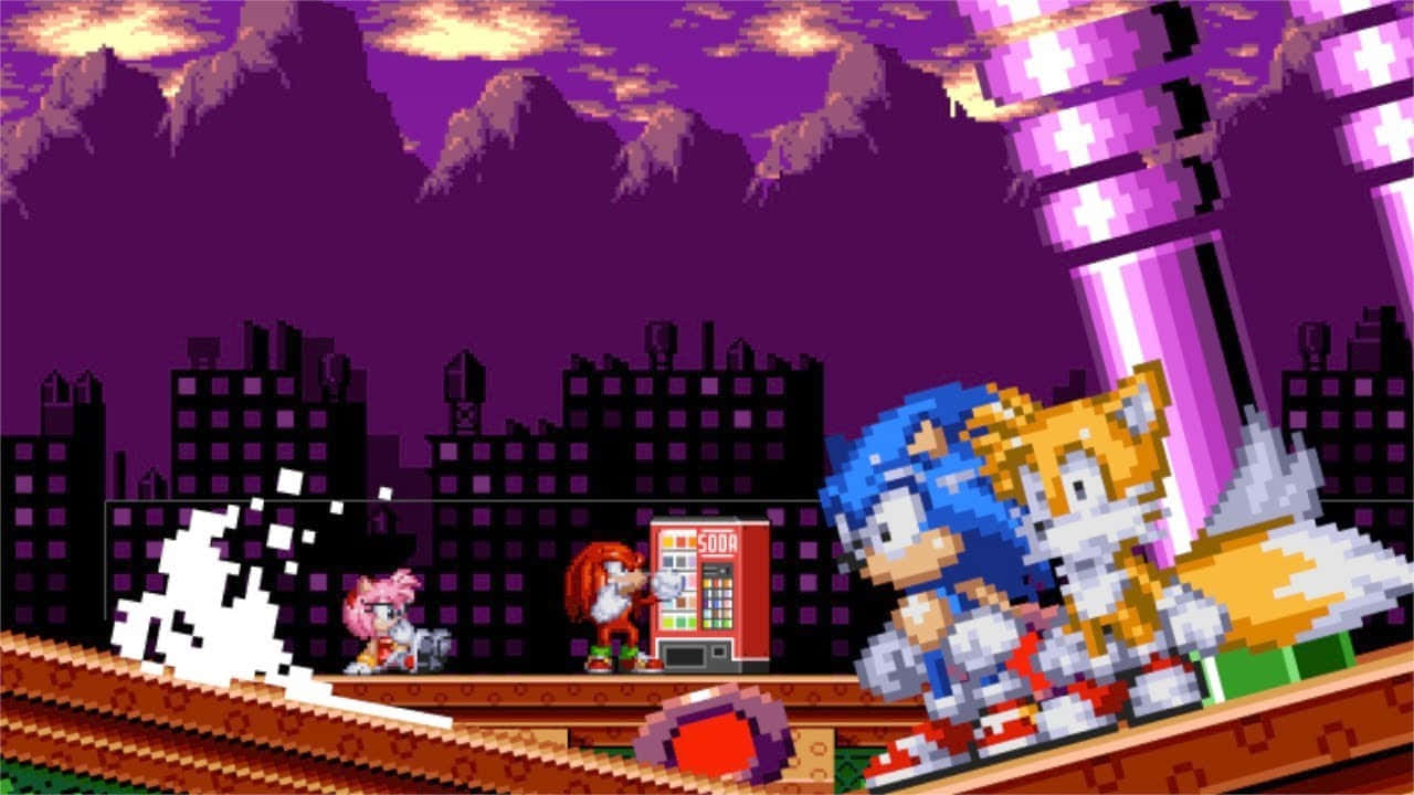 Sonic_and_ Friends_ Spring_ Yard_ Zone Wallpaper