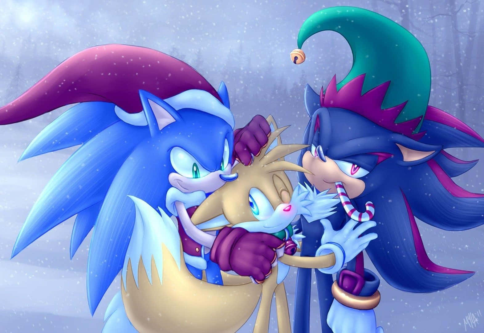 Sonic And Tails Adventure Wallpaper